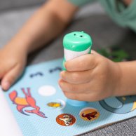 Набор для творчества Melissa and Doug Блокнот и штамп с наклейками Динозавр SM93205/6074899