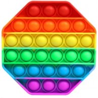 Игрушка антистресс POP IT (радуга) (76985)