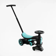 Велосипед-толокар Best Trike с родительской ручкой, голубой BST-8130