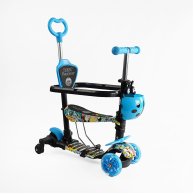 Самокат 5в1 Best Scooter с доп. колесами, подсветкой и бампером LS-77410