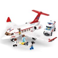 Конструктор Sluban Самолет и машина скорой, 335 деталей M38-B0370