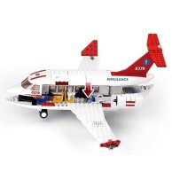 Конструктор Sluban Самолет и машина скорой, 335 деталей M38-B0370