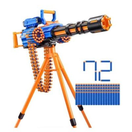Бластер Zuru X-Shot Insanity-Motorized Rage Fire Gatlin Gun со штативом, 72 патрона 36605R