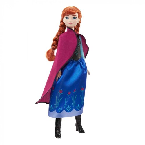 Кукла-принцесса Mattel Анна в накидке Холодное сердце Disney Frozen HLW49