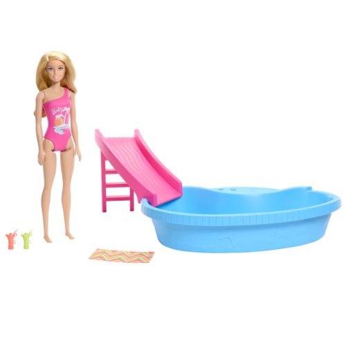 Игровой набор Mattel Барби Развлечения у бассейна Barbie HRJ74