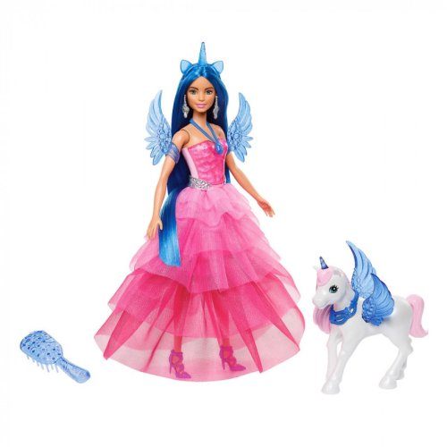Кукла-аликорн Mattel Барби Удивительный сапфир Дримтопия Barbie HRR16