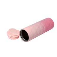 Термочашка YES Pink Heart, 420 мл, розовая 707336