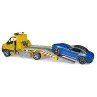 Игрушечный эвакуатор с родстером MB Sprinter Bruder 02675