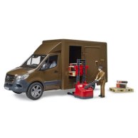 Игрушечный MB Sprinter курьер UPS с фигуркой и аксесс. Bruder 02678