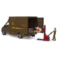 Игрушечный MB Sprinter курьер UPS с фигуркой и аксесс. Bruder 02678