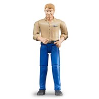 Игровая фигурка Bruder Мужчина в голубых джинсах, 11 см 60006