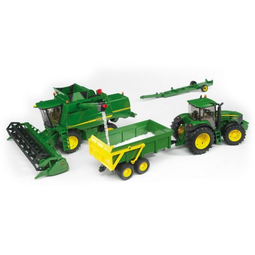 Игрушечный комбайн John Deere Combine harvester T670i Bruder 02132