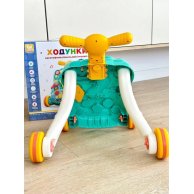Ходунки-каталка TK Group с игровым центром, голубые, укр озвучка TK 21800