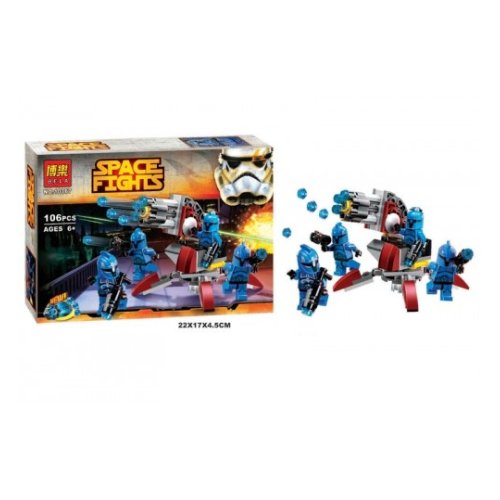 Конструктор BELA SPACE FIGHTS 106дет (10367)