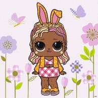 Картина по номерам Ідейка L.O.L. Surprise! HipHop4Lyfe BossBunny, 30х40 см KHO1103