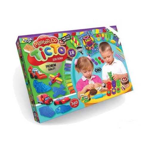 Тесто для лепки "Master Do" коробка 18 цветов * 20г укр,