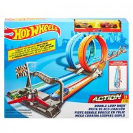 Портативный трек Mattel Двойная петля Hot Wheels GFH85