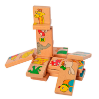 Деревянная игрушка Limo Toy Домино животные MD 2146