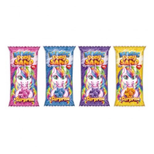 Креативное творчество Danko Toys "Кинетический песок" Magic Pony Sand "(MPS-01-01,02,03,04)