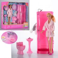 Игровой набор Defa Lucy Кукла в ванной комнате 8215