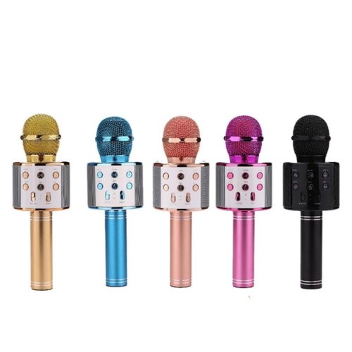 Микрофон Wester на аккумуляторе, Bluetooth, TFслот, USB, 23см WS858