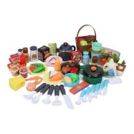 Игровой набор Кухня с плитой, паром, музыкой, механической мойкой 69х27х100см WD-8824B