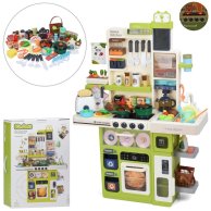 Игровой набор Кухня с плитой, паром, музыкой, механической мойкой 69х27х100см WD-8824B