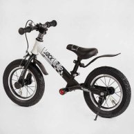 Велобег (беговел) Corso 12" Skip Jack, черно-белый 11057