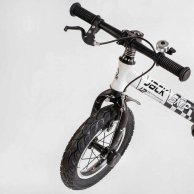 Велобег (беговел) Corso 12" Skip Jack, черно-белый 11057