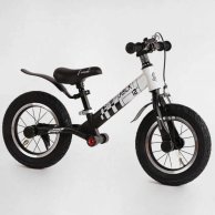 Велобег (беговел) Corso 12" Skip Jack, черно-белый 11057