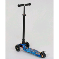 Детский самокат Best Scooter MAXI с подсветкой, черный A25536/779-1334