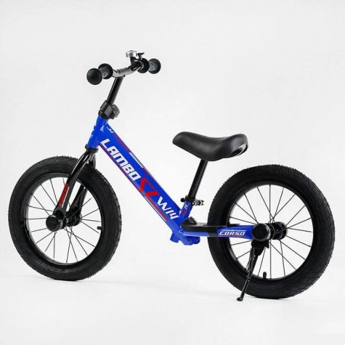 Велобег (беговел) Corso 14" Lambo, синий L-0935