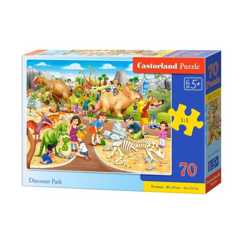 Пазлы Castorland 70 эл. Парк динозавров (B-070046)