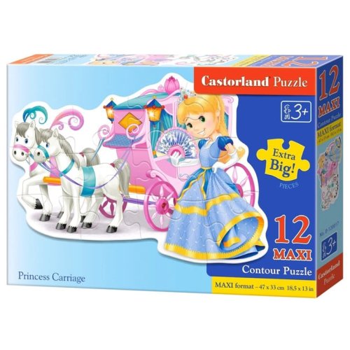 Пазлы Castorland Экипаж Принцессы 12 maxi эл. B-120017