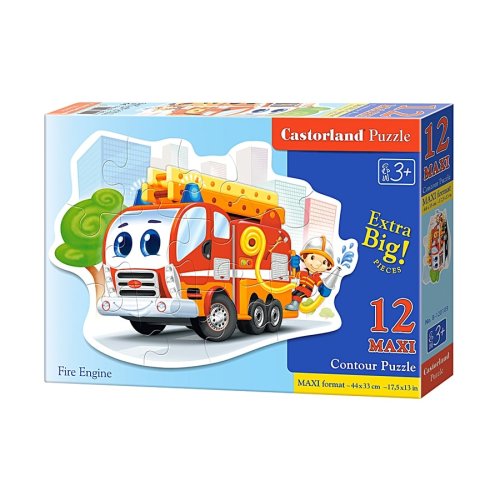 Пазлы Castorland Пожарная машина 12 maxi ел. B-120109