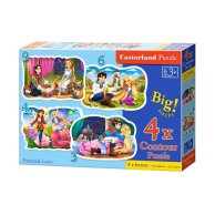 Пазлы Castorland 4х1(3,4,6,9) Сказочная любовь (B-005093)
