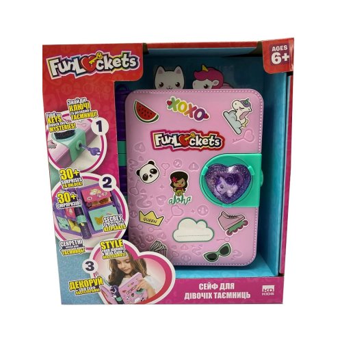 Набор для творчества Kidz Delight FunLockets Сейф для девичьих тайн S20220