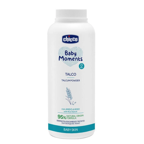 Тальк защитный Chicco с рисовым крахмалом Baby Moments, 150 г 12258.00