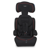 Автокресло Bambi 2 в 1, группа 1-2-3 (9-36 кг), черный M 3546 Black