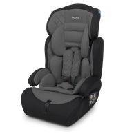 Автокресло Bambi 2 в 1, группа 1-2-3 (9-36 кг), черно-серый M 3546 Gray