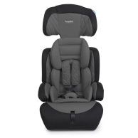 Автокресло Bambi 2 в 1, группа 1-2-3 (9-36 кг), черно-серый M 3546 Gray
