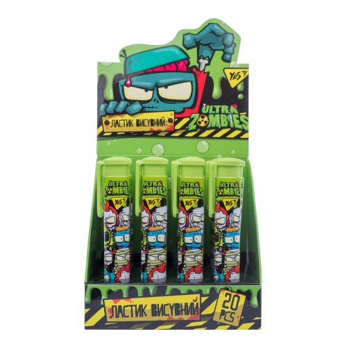 Ластик выдвижной YES "Zombie" (560561)