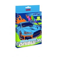 Карандаши 1 Вересня 18 цв. "Street race", пласт. корп. (290622)