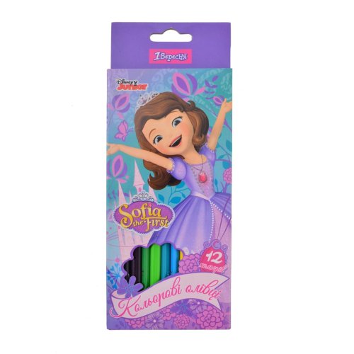 Карандаши 1Вересня  "Sofia the First" 12 шт. (290538)