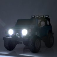 Детский двухместный электромобиль Bambi Джип Toyota Land Cruiser 4WD M 4968EBLR-11 (24V)