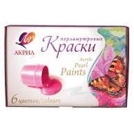 Краски акриловые перламутровые Луч 6 цв. (350945)