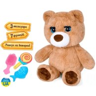 Мягкая игрушка Limo Toy Мишка сенсорный со звуками, укр M 5952 I UA