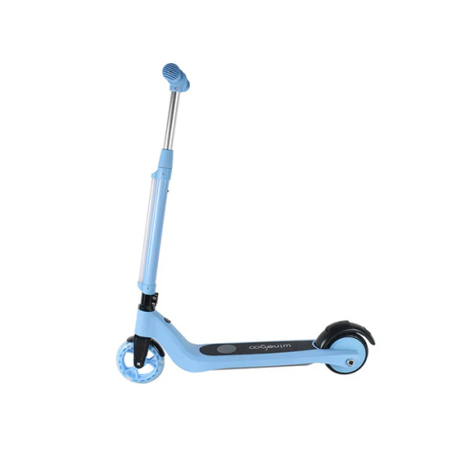 Детский электросамокат Windgoo с подсветкой, голубой M1 Elsa Blue