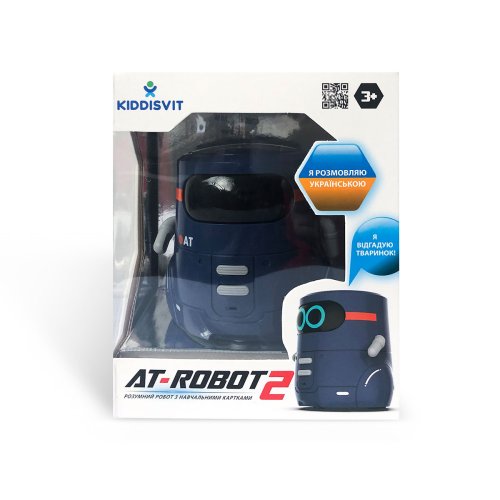 Умный робот с сенсорным управлением и обучающими карточками - AT-ROBOT 2 (укр) (AT002-02-UKR)