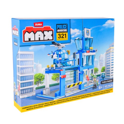 Конструктор Zuru Max City Полиция, 321 деталь 83163